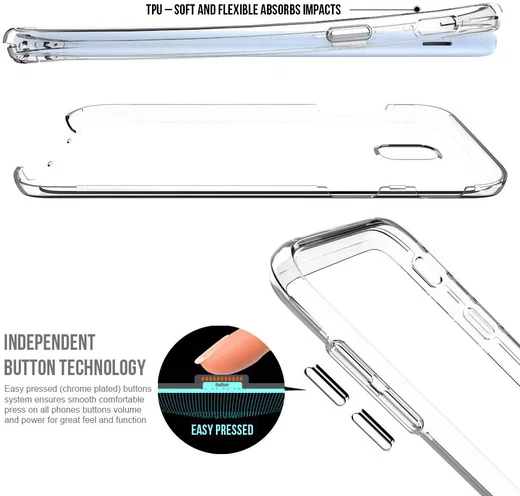 Samsung Galaxy J7 (2017)  Hoesje Armor Backcover Transparant afbeelding 5