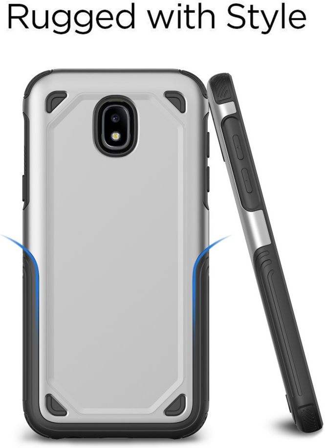 Samsung Galaxy J5 (2017) Stevig Hybride Hoesje Zwart afbeelding 2