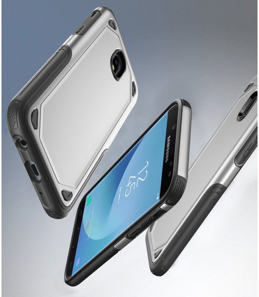 Samsung Galaxy J5 (2017) Stevig Hybride Hoesje Zwart afbeelding 4