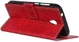 Alcatel U5 HD Portemonnee Hoesje Krokodil Structuur Rood afbeelding 3