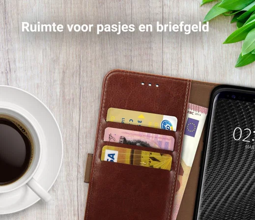Rosso Element Samsung Galaxy S9 Hoesje Book Cover Bruin afbeelding 9