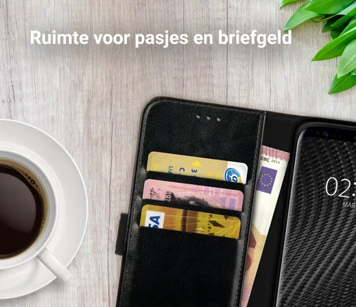 Rosso Element Samsung Galaxy S9 Plus Hoesje Book Cover Zwart afbeelding 9