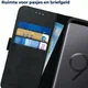 Rosso Deluxe Samsung Galaxy S9 Hoesje Echt Leer Book Case Zwart afbeelding 8