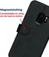 Rosso Deluxe Samsung Galaxy S9 Hoesje Echt Leer Book Case Zwart afbeelding 11