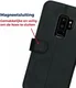 Rosso Deluxe Samsung Galaxy S9 Plus Hoesje Echt Leer Book Case Zwart afbeelding 11