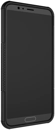 Honor View 10 Hybride Kickstand Hoesje Zwart afbeelding 10