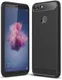 Huawei P Smart Geborsteld TPU Hoesje Zwart afbeelding 1