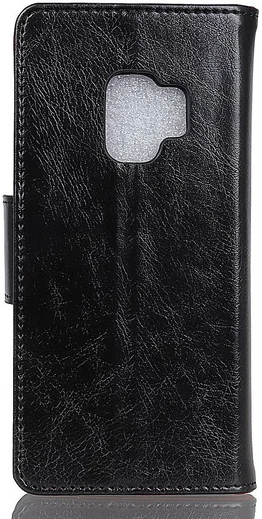 Samsung Galaxy S9 Lederen Portemonnee Hoesje Zwart afbeelding 7