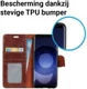 Samsung Galaxy S9 Lederen Portemonnee Hoesje Bruin afbeelding 4