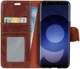 Samsung Galaxy S9 Lederen Portemonnee Hoesje Bruin afbeelding 1