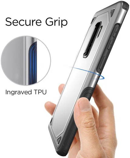 Samsung Galaxy S9+ Hybride Rugged Armor - Zilver afbeelding 6