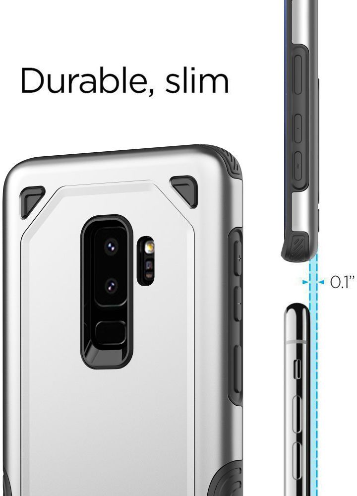 Samsung Galaxy S9+ Hybride Rugged Armor - Zilver afbeelding 7