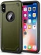 Apple iPhone X Hybride Rugged Armor - Groen afbeelding 1