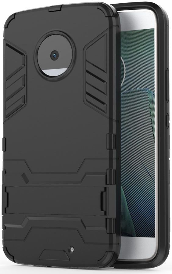 Hybride Motorola Moto X4 Hoesje Zwart afbeelding 2