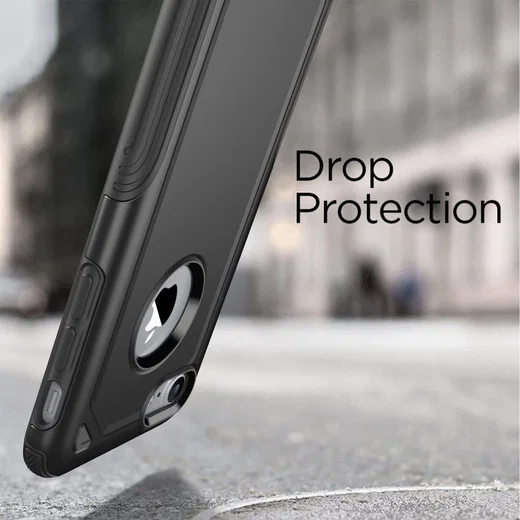 Apple iPhone 8 / 7 Hybride Rugged Armor - Zwart afbeelding 5