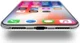 Apple iPhone X TPU Hoesje Blauwe Bloem Transparant afbeelding 2