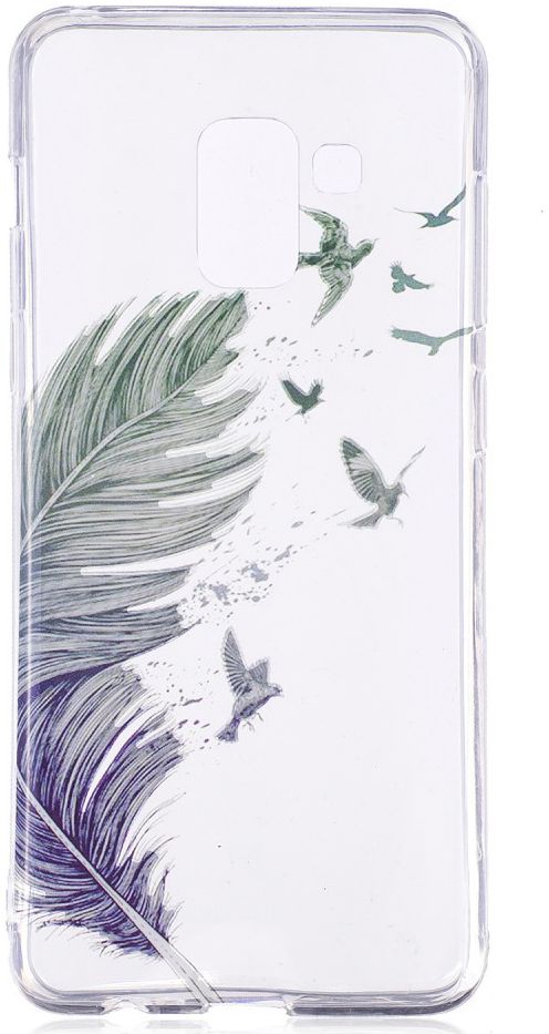 Samsung Galaxy A8 (2018) TPU Back Cover Feather afbeelding 1