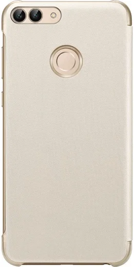 Huawei P Smart Originele flip cover goud afbeelding 3