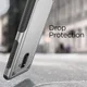 Samsung Galaxy A8 (2018) Hybride Rugged Armor Hoesje Zilver afbeelding 8