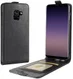 Samsung Galaxy A8 (2018) Verticaal Flip Hoesje Zwart afbeelding 3