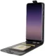 Samsung Galaxy A8 (2018) Verticaal Flip Hoesje Zwart afbeelding 1