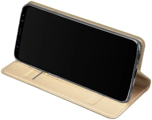 Dux Ducis Samsung Galaxy S9 Plus Premium Bookcase Hoesje Goud afbeelding 4