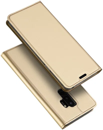 Dux Ducis Samsung Galaxy S9 Plus Premium Bookcase Hoesje Goud afbeelding 5