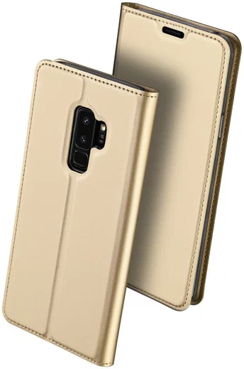 Dux Ducis Samsung Galaxy S9 Plus Premium Bookcase Hoesje Goud afbeelding 6
