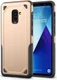 Samsung Galaxy A8 (2018) Hybride Rugged Armor Hoesje Goud afbeelding 1