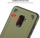 Samsung Galaxy A8 (2018) Hybride Rugged Armor Hoesje Groen afbeelding 3