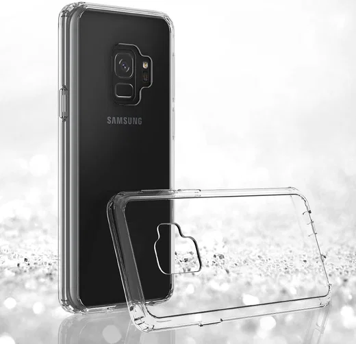 Samsung Galaxy S9 Hoesje met Bumper Transparant afbeelding 7