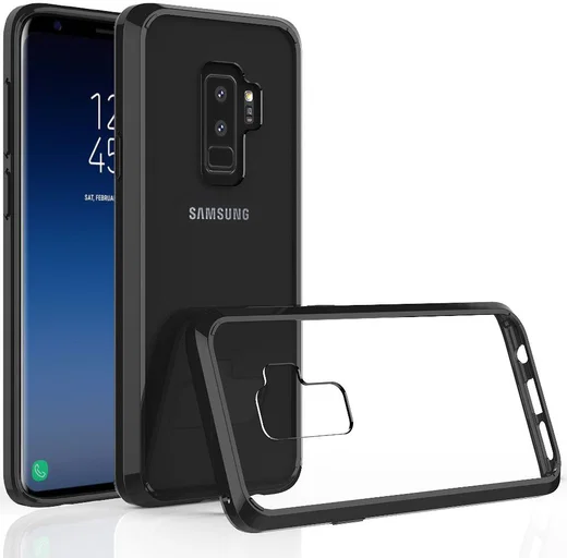 Samsung Galaxy S9 Plus Hoesje met Bumper Zwart afbeelding 2