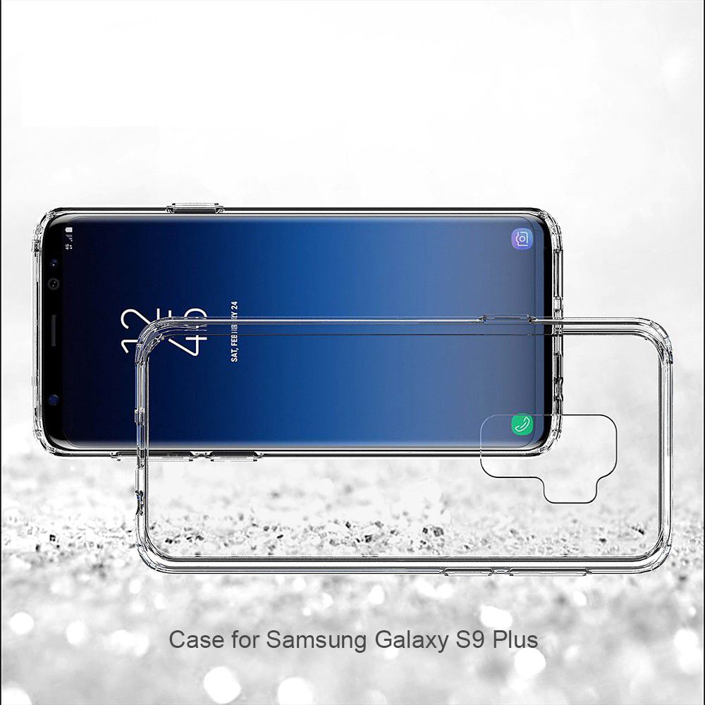 Samsung Galaxy S9 Plus Hoesje met Bumper Transparant afbeelding 6