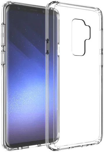 Samsung Galaxy S9 Plus Hoesje met Bumper Transparant afbeelding 2