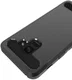 Samsung Galaxy A8 (2018) Geborsteld Hybride Hoesje Zwart afbeelding 3