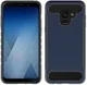 Samsung Galaxy A8 (2018) Geborsteld Hybride Hoesje Blauw afbeelding 1