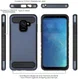 Samsung Galaxy A8 (2018) Geborsteld Hybride Hoesje Blauw afbeelding 3