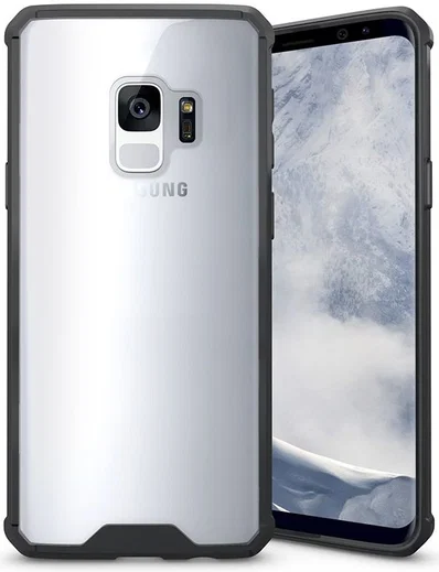 Samsung Galaxy S9 Hybrid Armor Backcover Zwart afbeelding 1