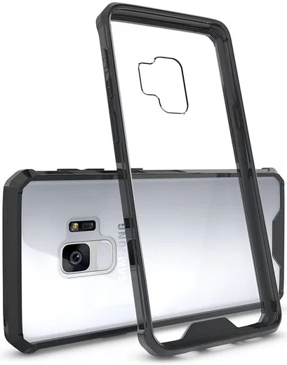 Samsung Galaxy S9 Hybrid Armor Backcover Zwart afbeelding 2