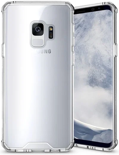 Samsung Galaxy S9 Hybrid Armor Backcover Transparant afbeelding 1