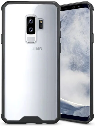 Samsung Galaxy S9 Plus Hybrid Armor Backcover Zwart afbeelding 1