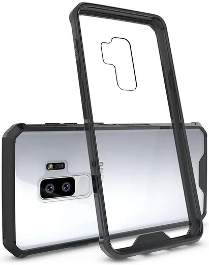 Samsung Galaxy S9 Plus Hybrid Armor Backcover Zwart afbeelding 2