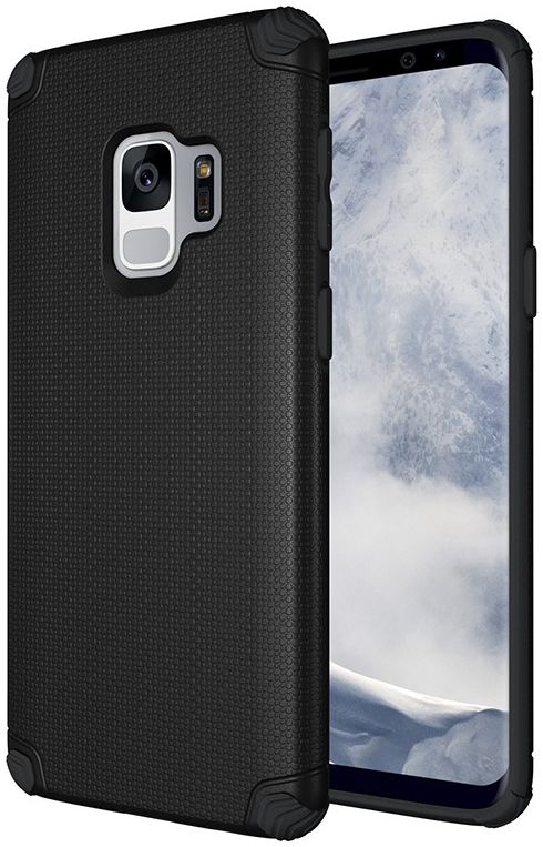 Samsung Galaxy S9 Armor TPU Hoesje Zwart afbeelding 1