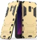 Samsung Galaxy A8 (2018) Hybride Hoesje met stand Goud afbeelding 3
