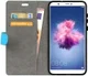 Huawei P Smart Hoesje met Kaarthouder Blauw afbeelding 2