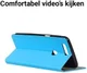 Huawei P Smart Hoesje met Kaarthouder Blauw afbeelding 3