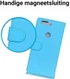 Huawei P Smart Hoesje met Kaarthouder Blauw afbeelding 6