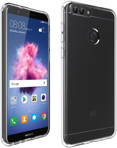 Transparant Huawei P Smart Hoesje Dun TPU afbeelding 2