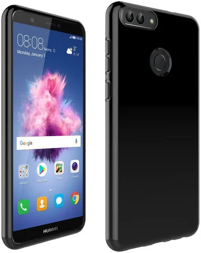 Huawei P Smart TPU Hoesje Zwart afbeelding 2