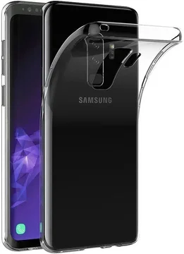 Samsung Galaxy S9 Plus Hoesje Dun TPU Back Cover Transparant
